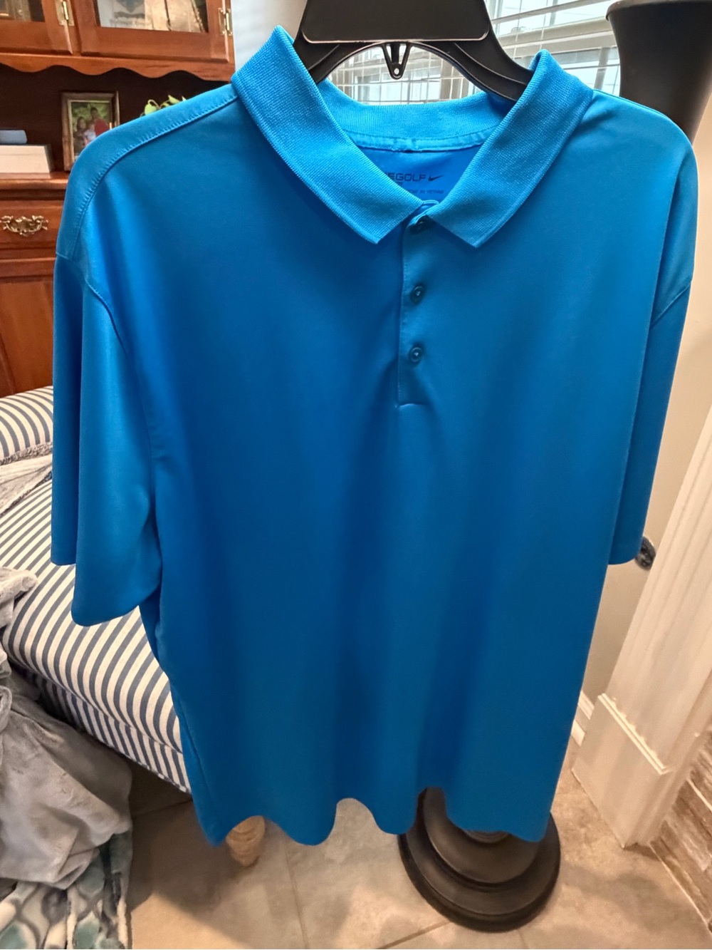 Nike Men's Polo Shirt - Bright Blue